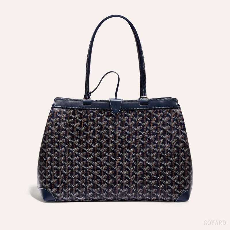 Goyard BELLECHASSE BIAUDE PM BAG Marineblå Blå | QFYF1590