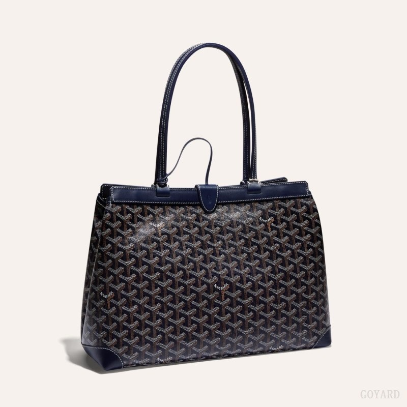 Goyard BELLECHASSE BIAUDE PM BAG Marineblå Blå | QFYF1590