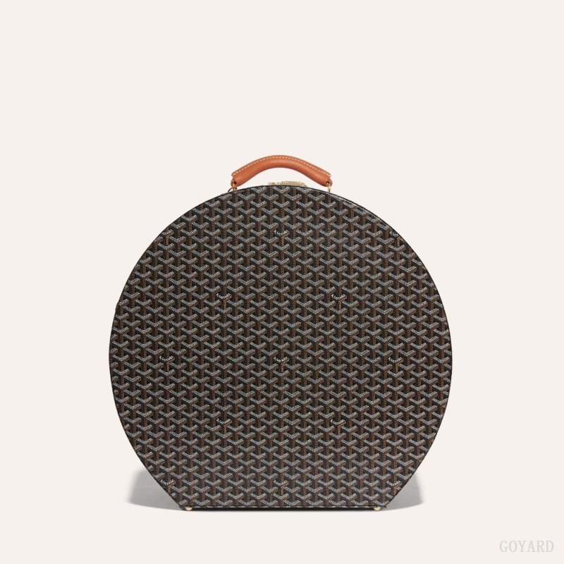 Goyard BOITE CHAPEAU Svarte Brune | GNDQ6479