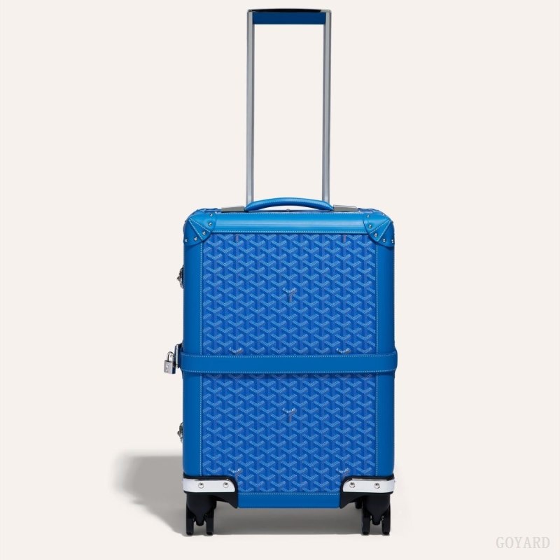 Goyard BOURGET PM TROLLEY CASE Blå | VQCG9976