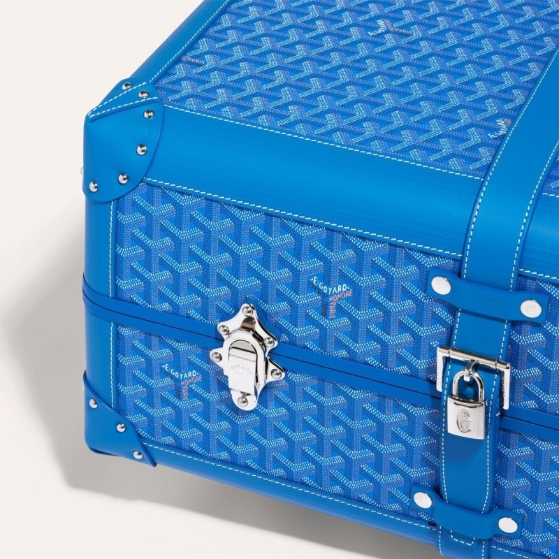 Goyard BOURGET PM TROLLEY CASE Blå | VQCG9976