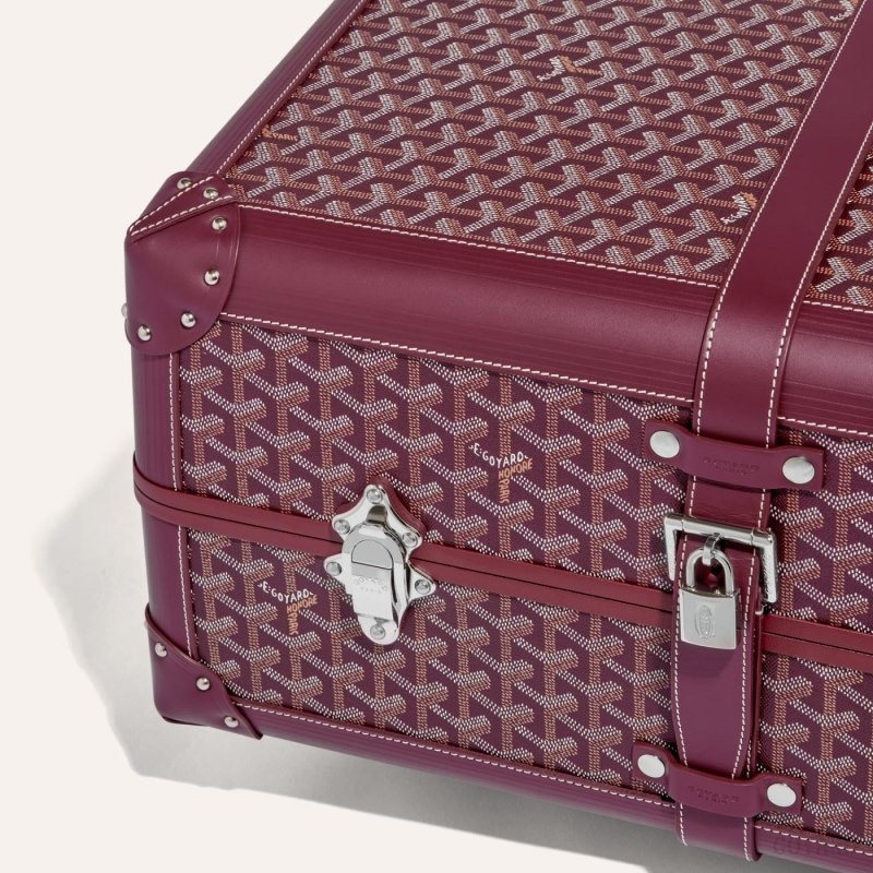 Goyard BOURGET PM TROLLEY CASE Burgunder | LGHF9147