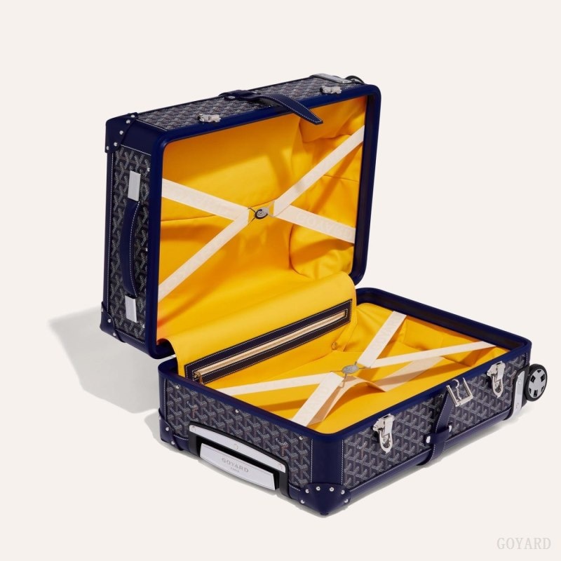 Goyard BOURGET PM TROLLEY CASE Marineblå Blå | FAFH2394