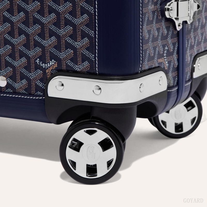 Goyard BOURGET PM TROLLEY CASE Marineblå Blå | FAFH2394