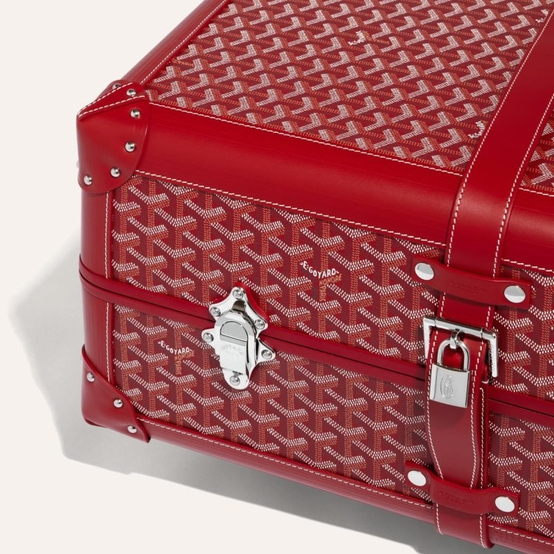 Goyard BOURGET PM TROLLEY CASE Rød | NIKQ0635