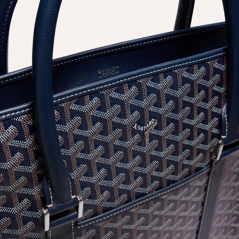 Goyard BOURGOGNE BAG Marineblå Blå | ABCX1278