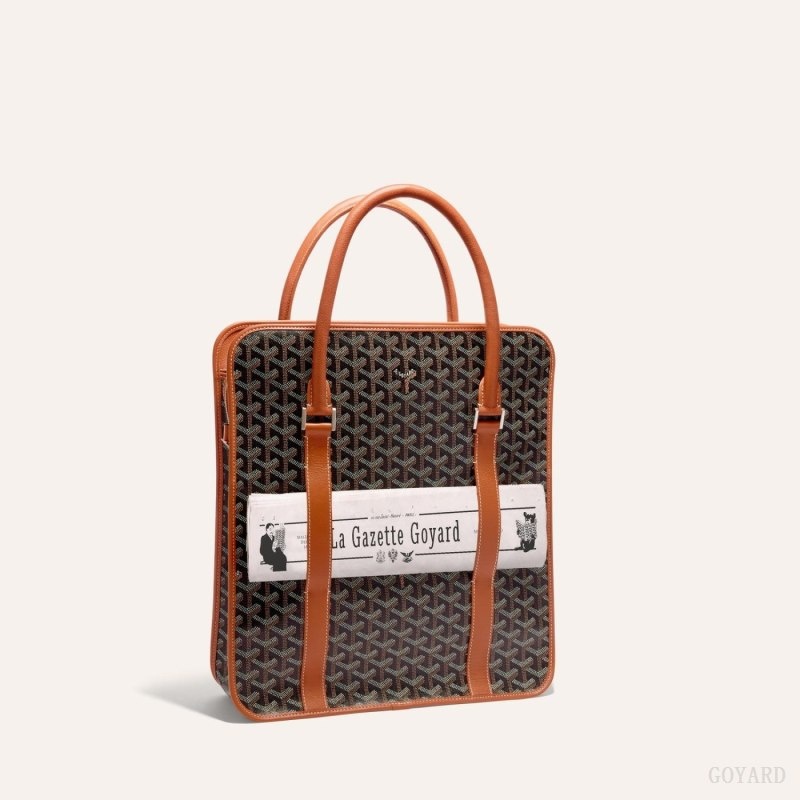 Goyard BOURGOGNE BAG Svarte Brune | HCUR2422