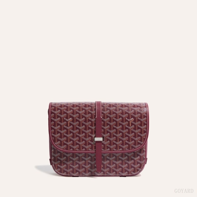 Goyard Belvedere MM Bag Burgunder | JVIU9824