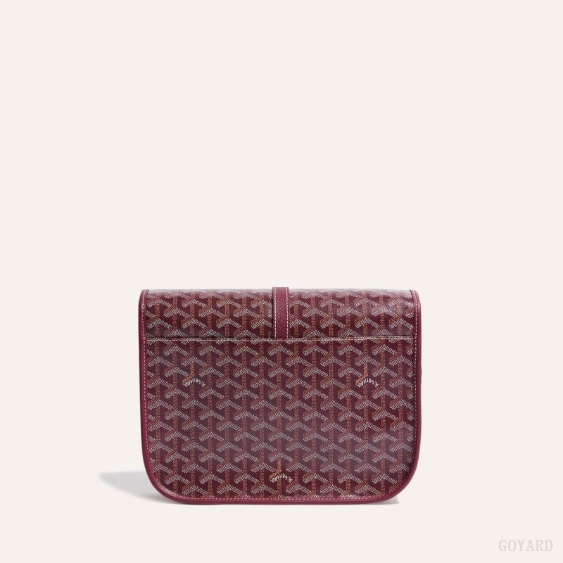 Goyard Belvedere MM Bag Burgunder | JVIU9824