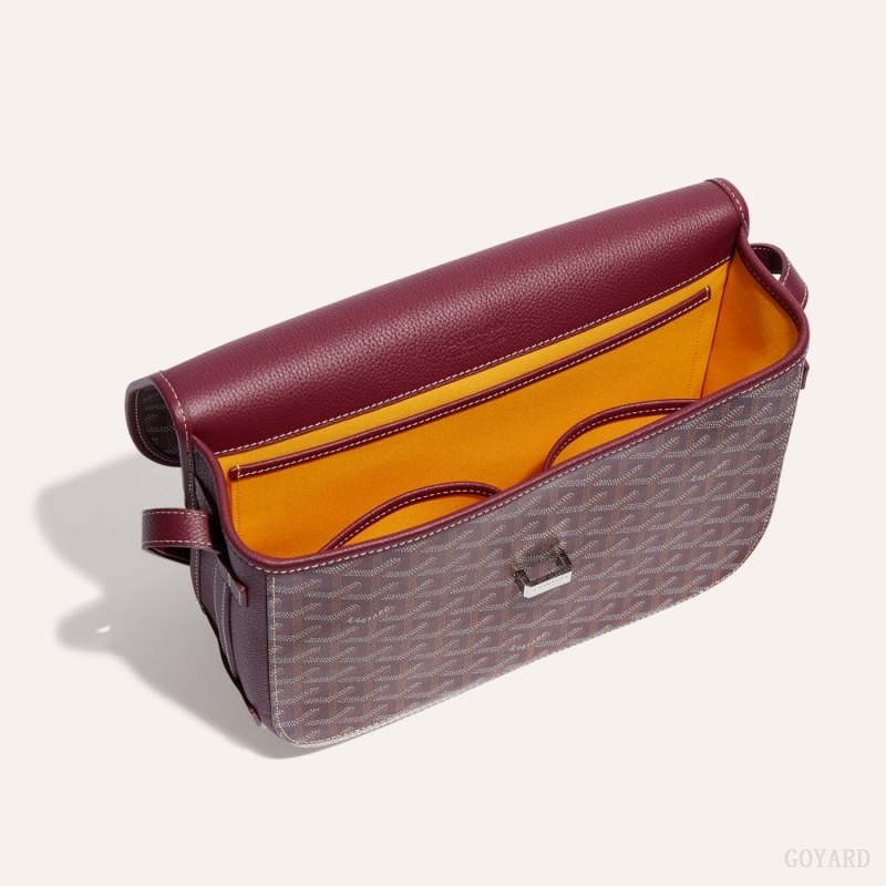 Goyard Belvedere MM Bag Burgunder | JVIU9824