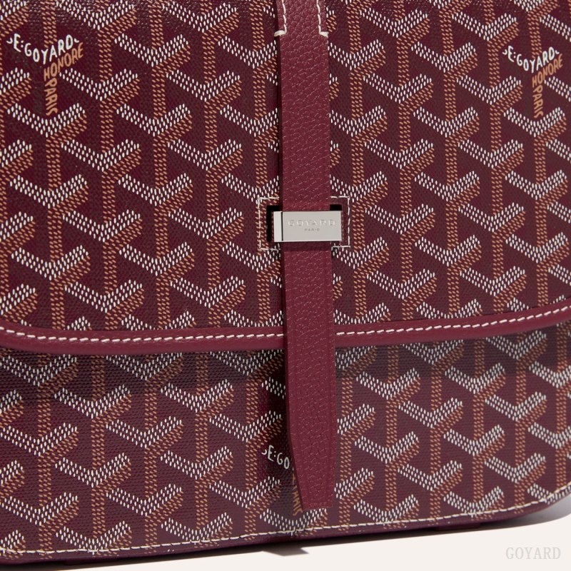 Goyard Belvedere MM Bag Burgunder | JVIU9824