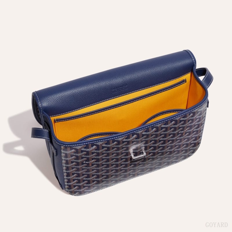 Goyard Belvedere MM Bag Marineblå Blå | KRKR0028