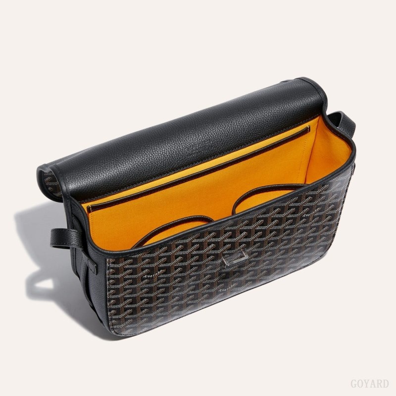 Goyard Belvedere MM Bag Svarte | ZYEO1398