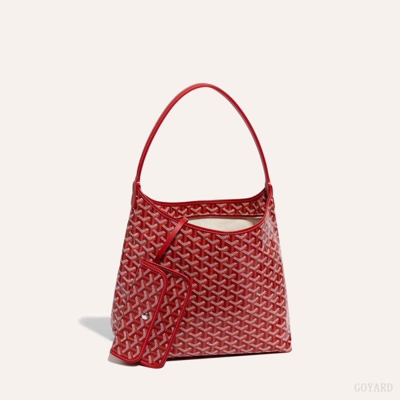 Goyard Bohème Hobo Bag Rød | QJLF8519