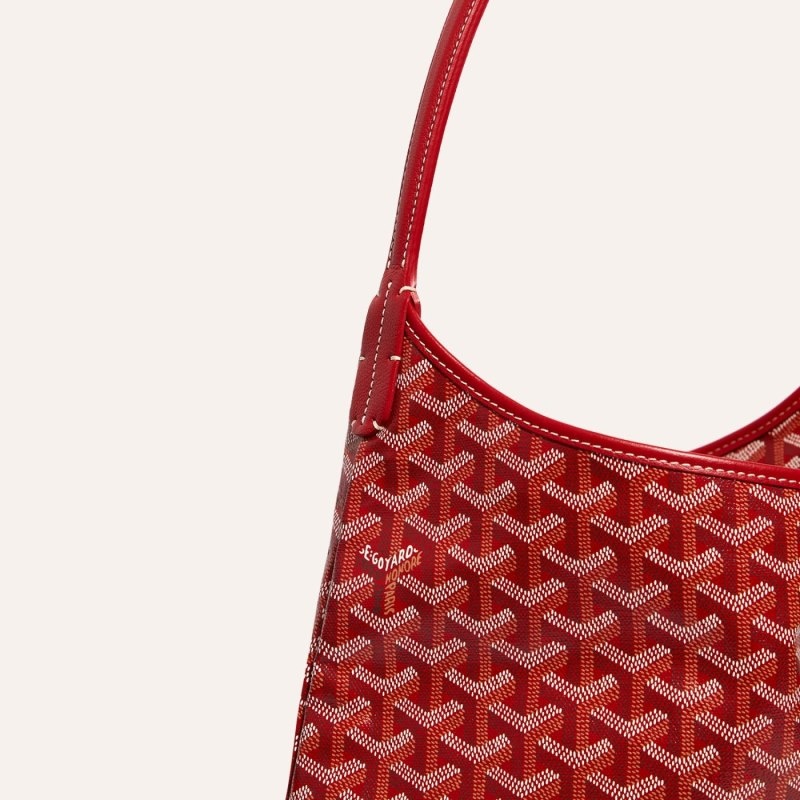 Goyard Bohème Hobo Bag Rød | QJLF8519