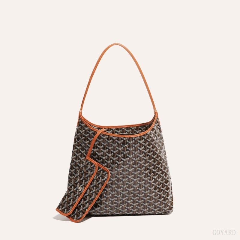 Goyard Bohème Hobo Bag Svarte Brune | RLWL5173