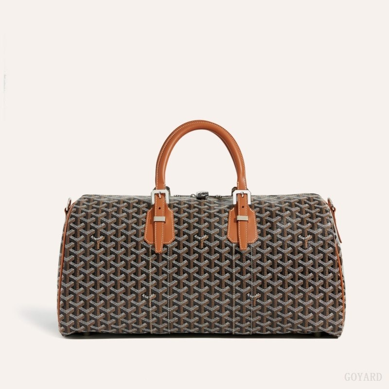 Goyard Boston 45 bag Svarte Brune | UWND7819