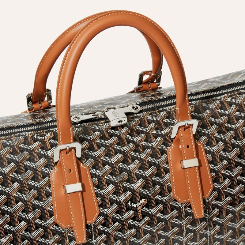 Goyard Boston 45 bag Svarte Brune | UWND7819