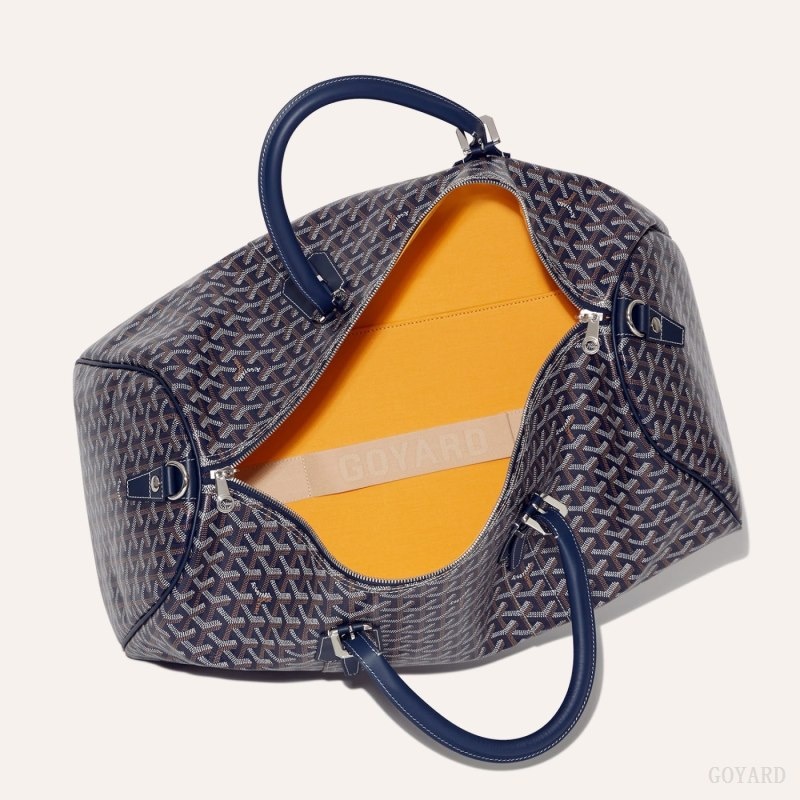 Goyard Boston 50 bag Marineblå Blå | YEJZ1337