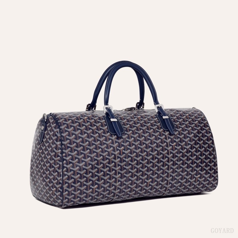 Goyard Boston 50 bag Marineblå Blå | YEJZ1337