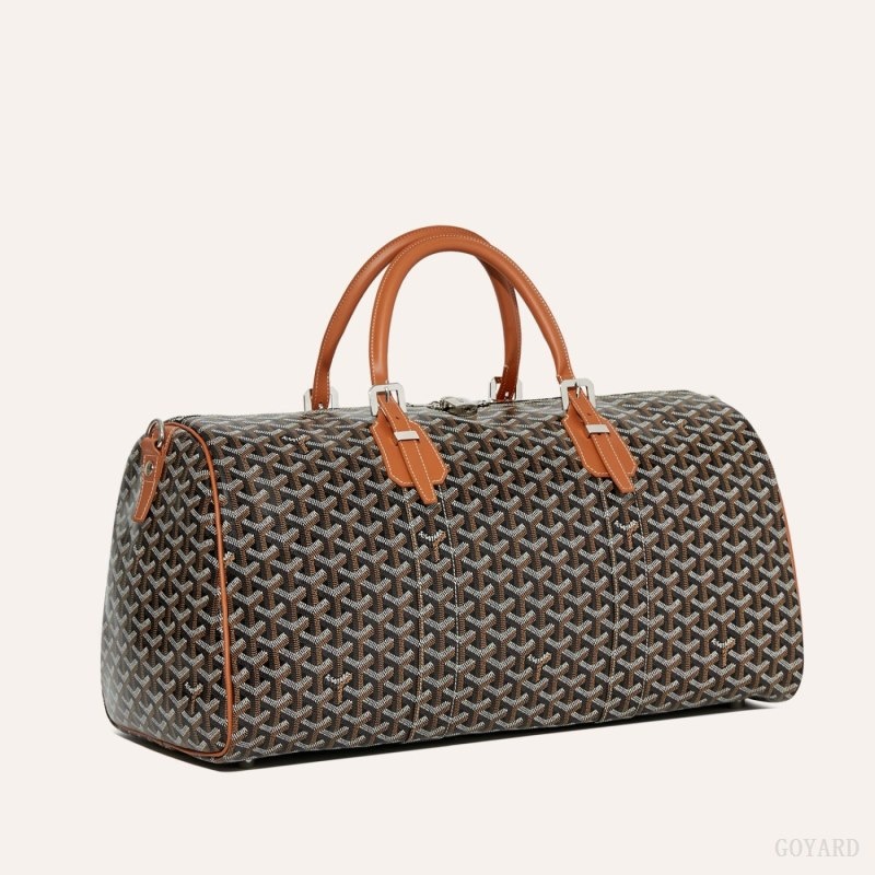 Goyard Boston 50 bag Svarte Brune | LZAK4539