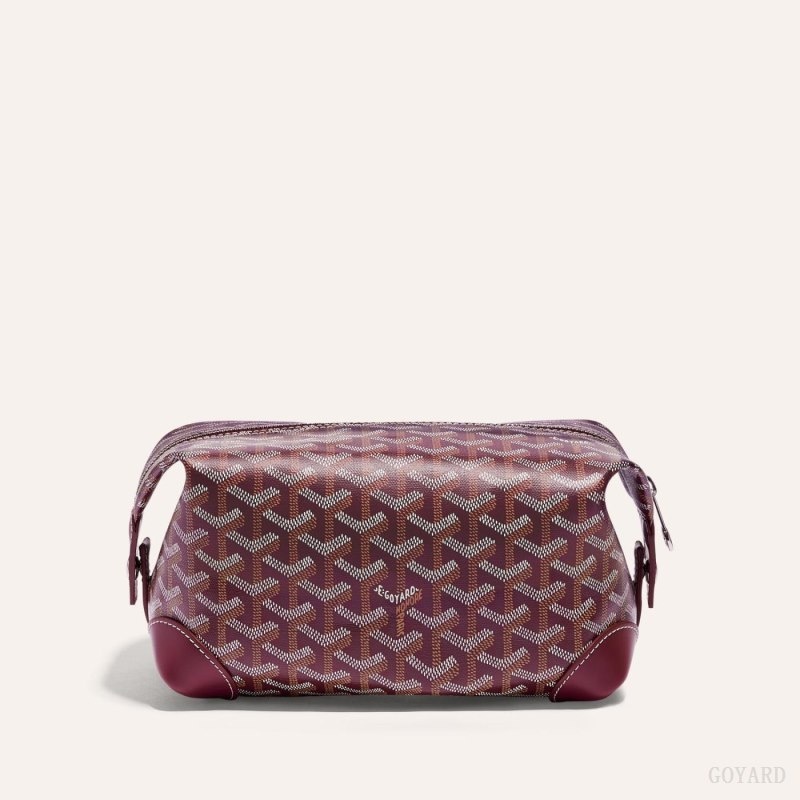 Goyard Bowling 25 Toiletry Bag Burgunder | NCGU1796