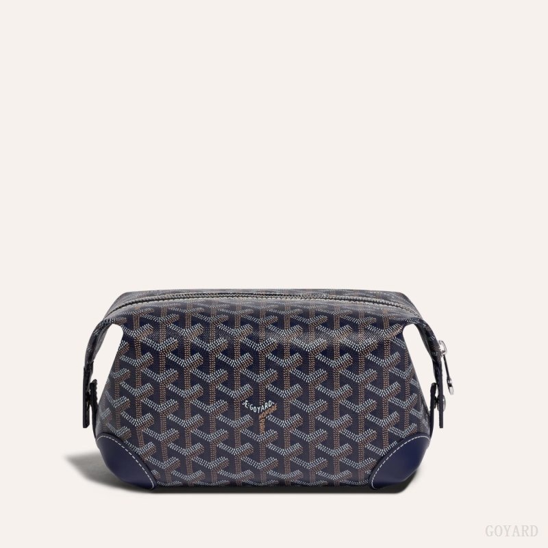 Goyard Bowling 25 Toiletry Bag Marineblå Blå | YDAA9434