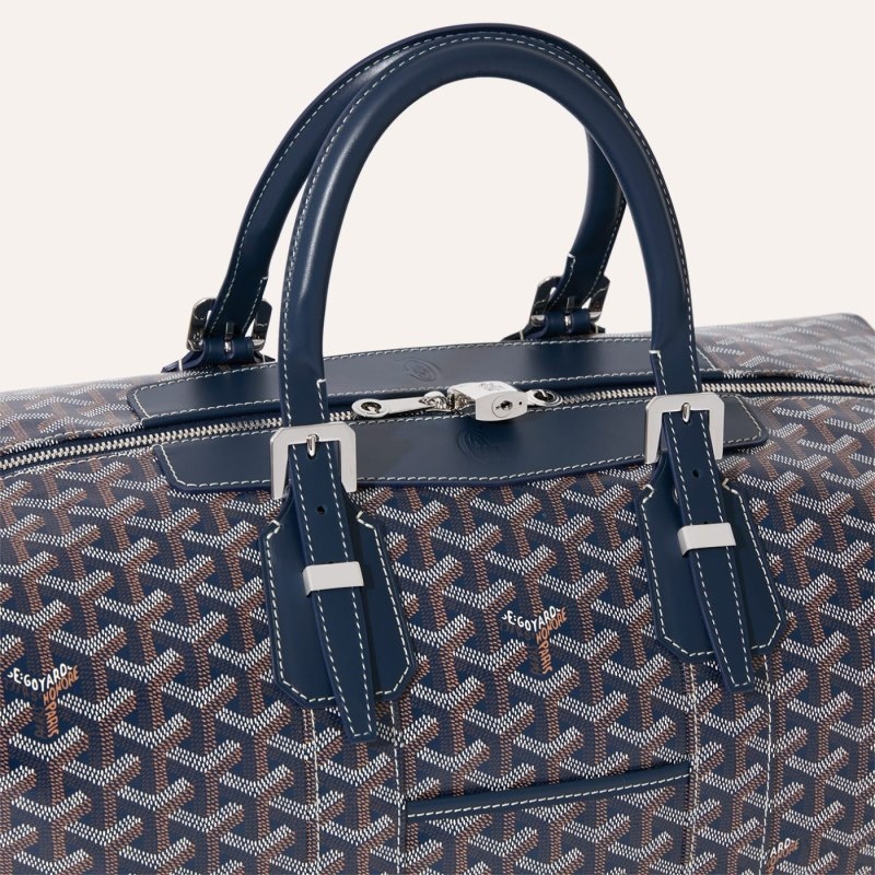 Goyard Bowling 45 bag Marineblå Blå | EILC5929