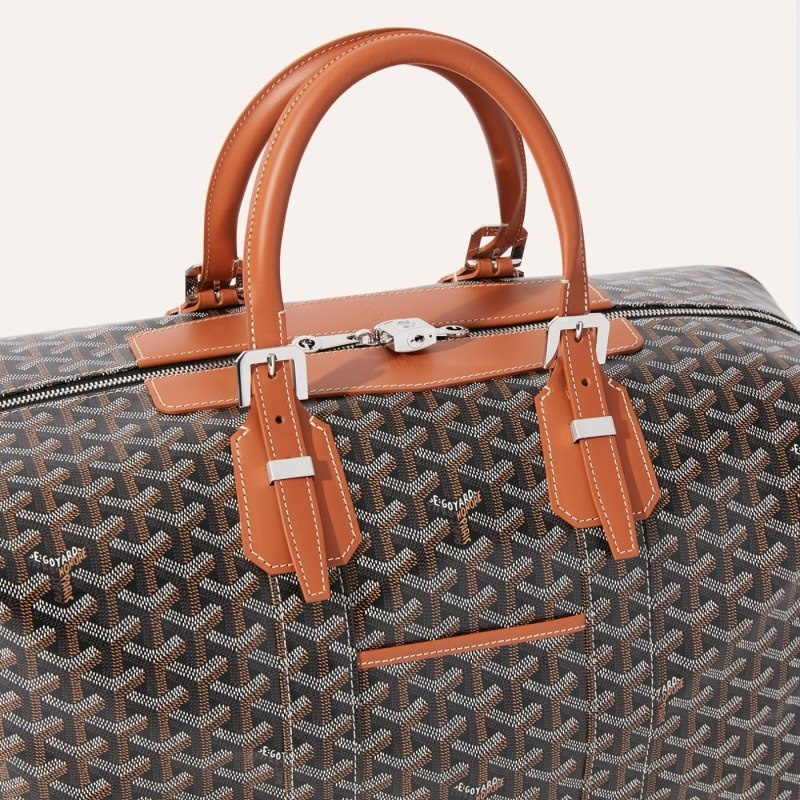 Goyard Bowling 45 bag Svarte Brune | ZYTD0282