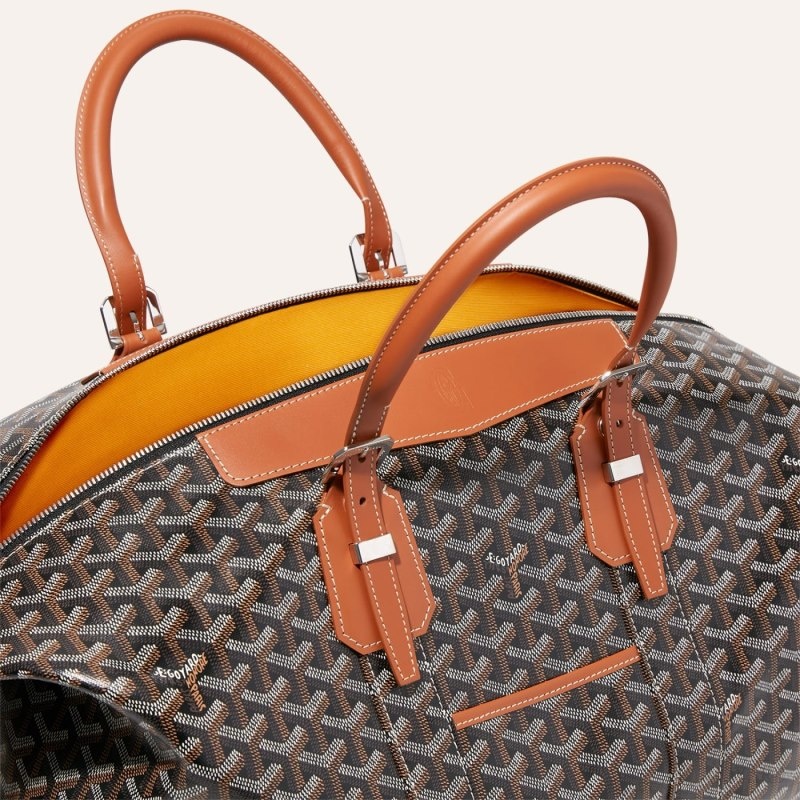 Goyard Bowling 45 bag Svarte Brune | ZYTD0282