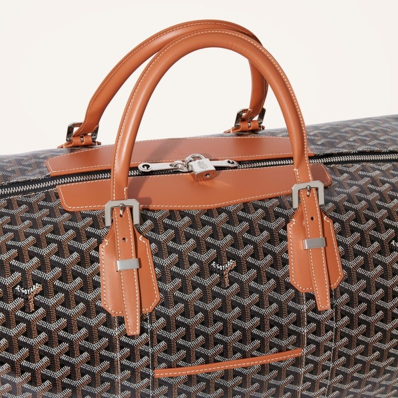 Goyard Bowling 55 bag Svarte Brune | MVJS6648