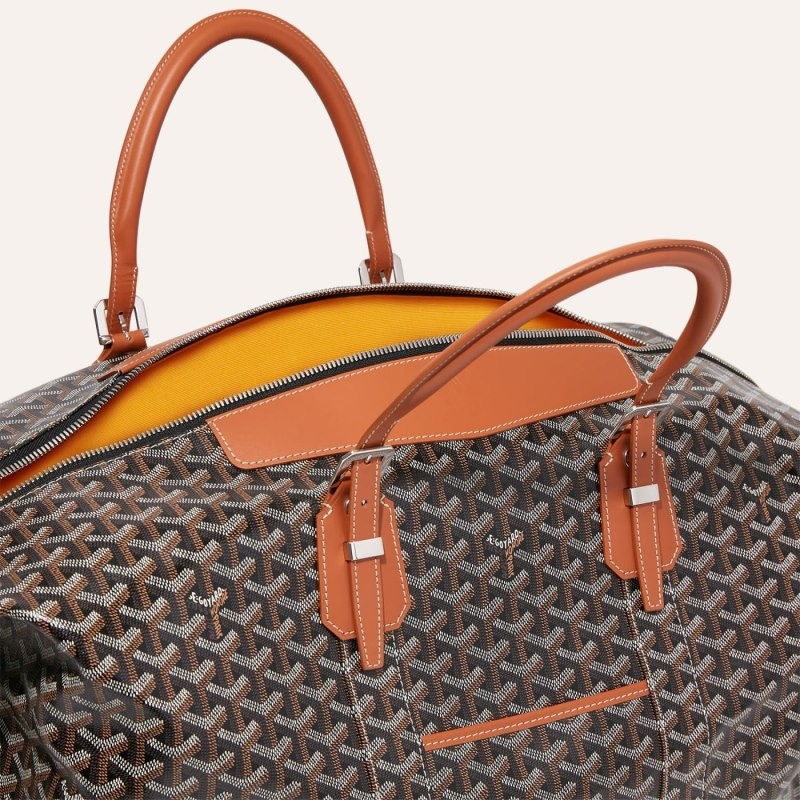 Goyard Bowling 55 bag Svarte Brune | MVJS6648