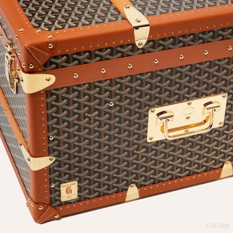 Goyard CABINE TRUNK Svarte Brune | MBWF5375