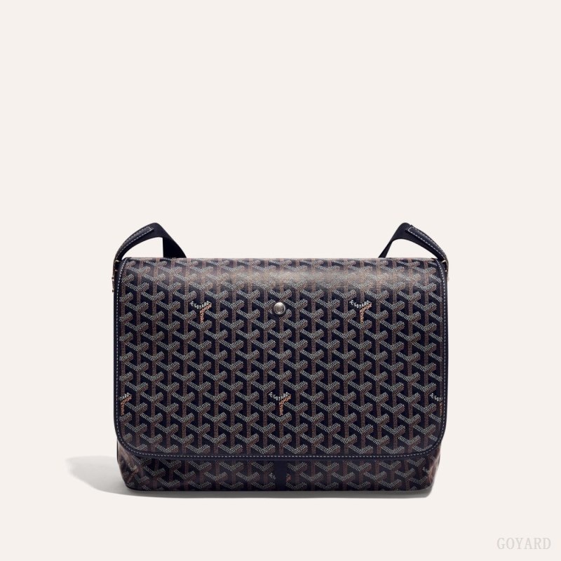 Goyard CAPETIEN MM MESSENGER BAG Marineblå Blå | KLNS0342