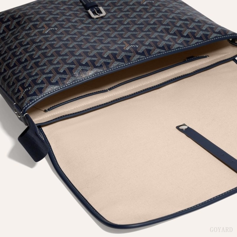 Goyard CAPETIEN MM MESSENGER BAG Marineblå Blå | KLNS0342