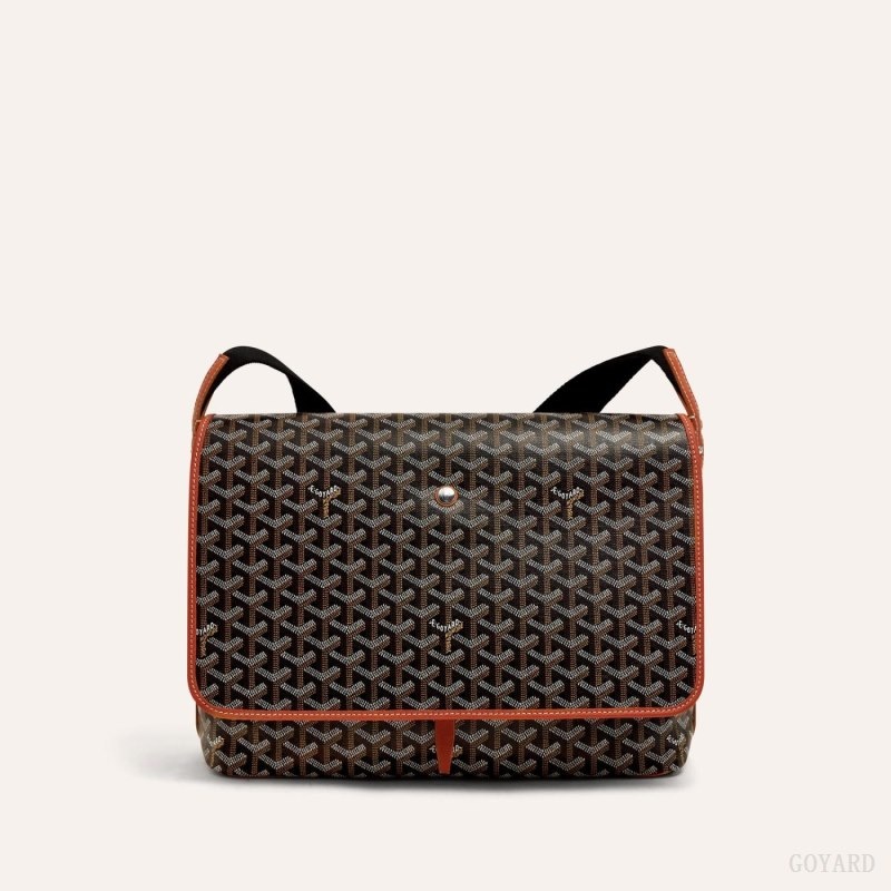 Goyard CAPETIEN MM MESSENGER BAG Svarte Brune | HVVN8028