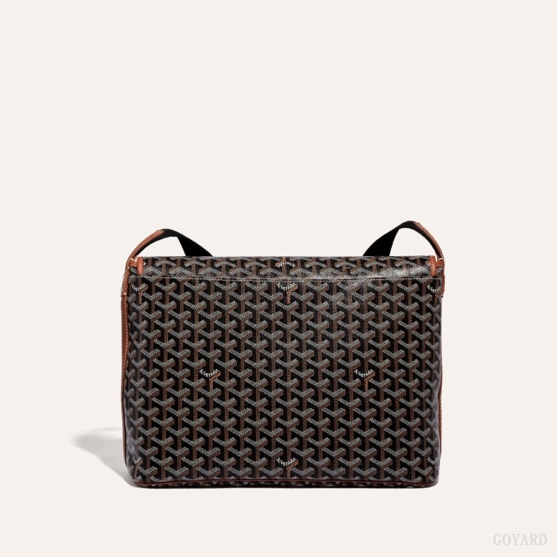 Goyard CAPETIEN MM MESSENGER BAG Svarte Brune | HVVN8028