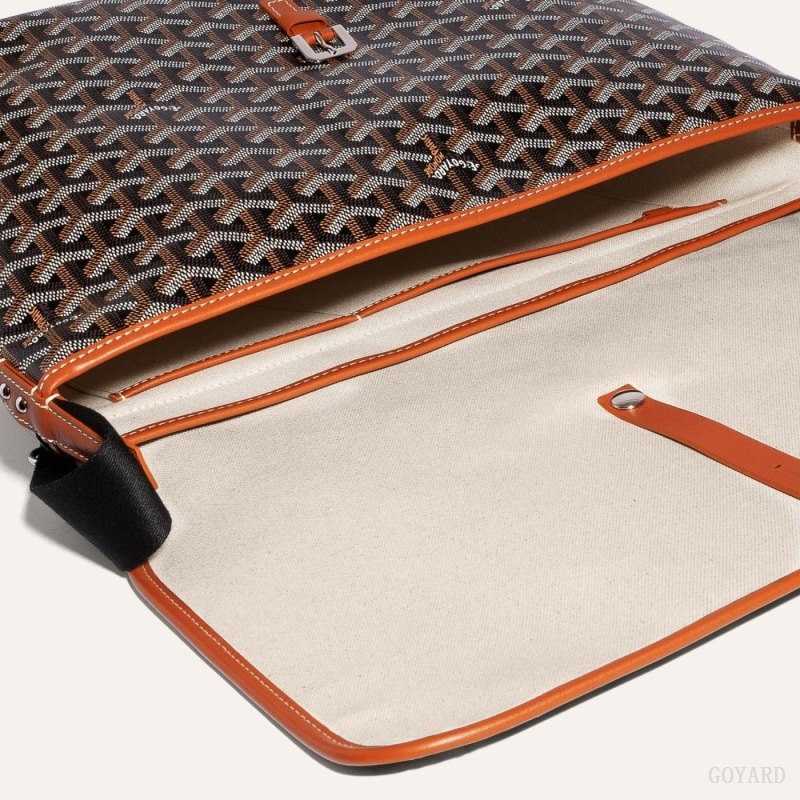 Goyard CAPETIEN MM MESSENGER BAG Svarte Brune | HVVN8028