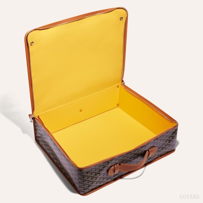 Goyard CARAVELLE 50 SUITCASE Svarte Brune | CNKC6004