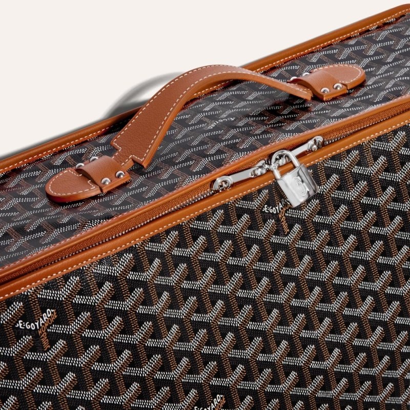 Goyard CARAVELLE 50 SUITCASE Svarte Brune | CNKC6004