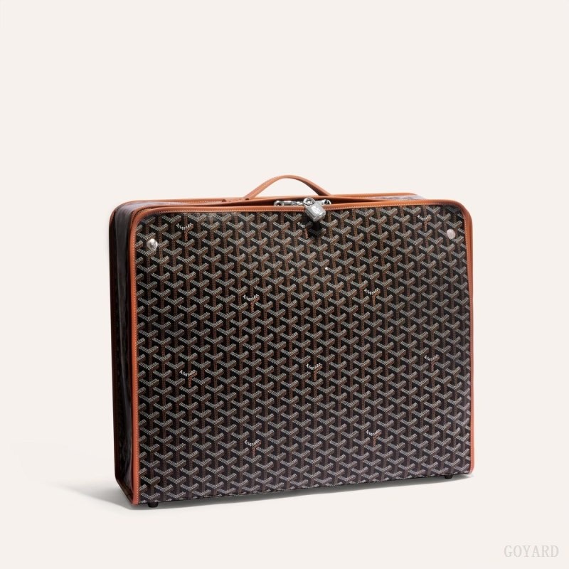 Goyard CARAVELLE 50 SUITCASE Svarte Brune | CNKC6004