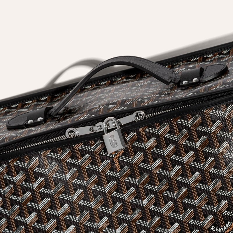 Goyard CARAVELLE 50 SUITCASE Svarte | RJPN9643