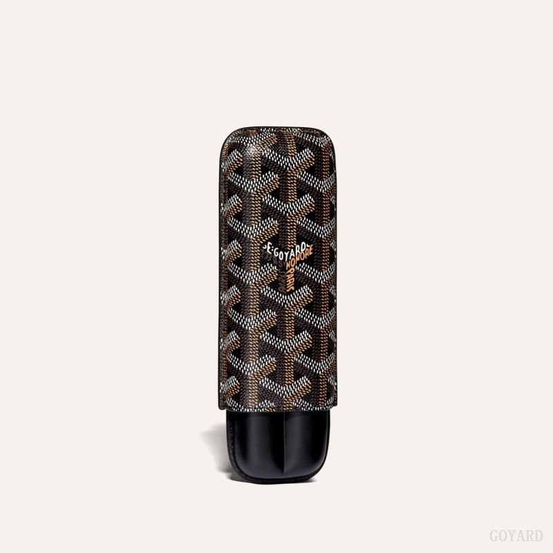 Goyard CHURCHILL 2 CIGAR CASE Svarte | YNZK4471