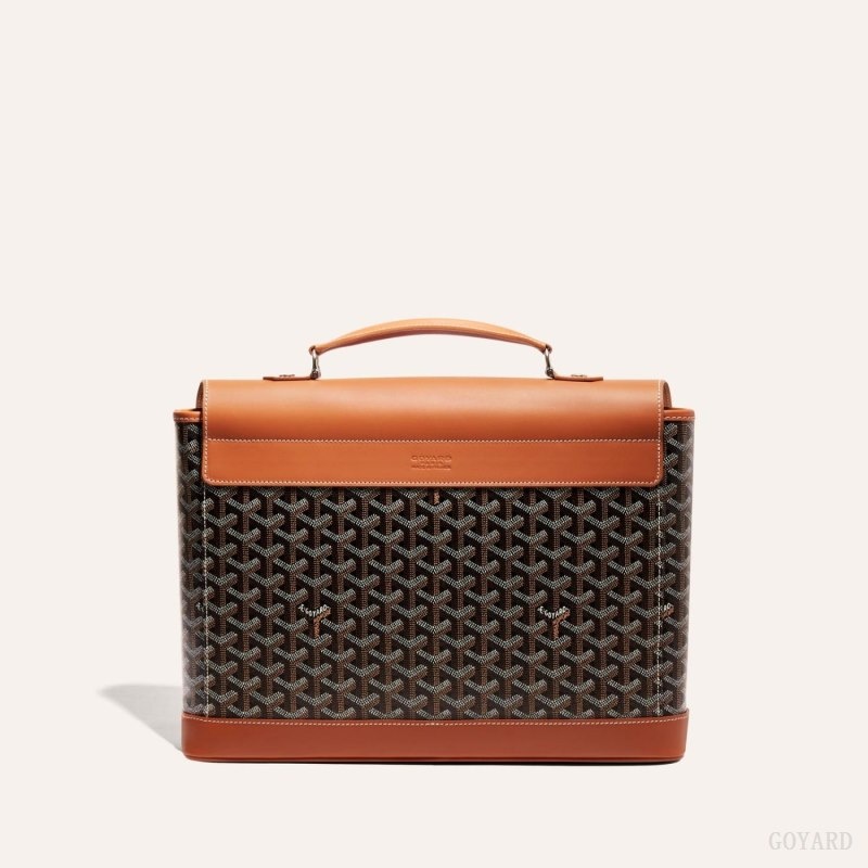 Goyard CITADIN PM MESSENGER BAG Svarte Brune | CTRQ3631