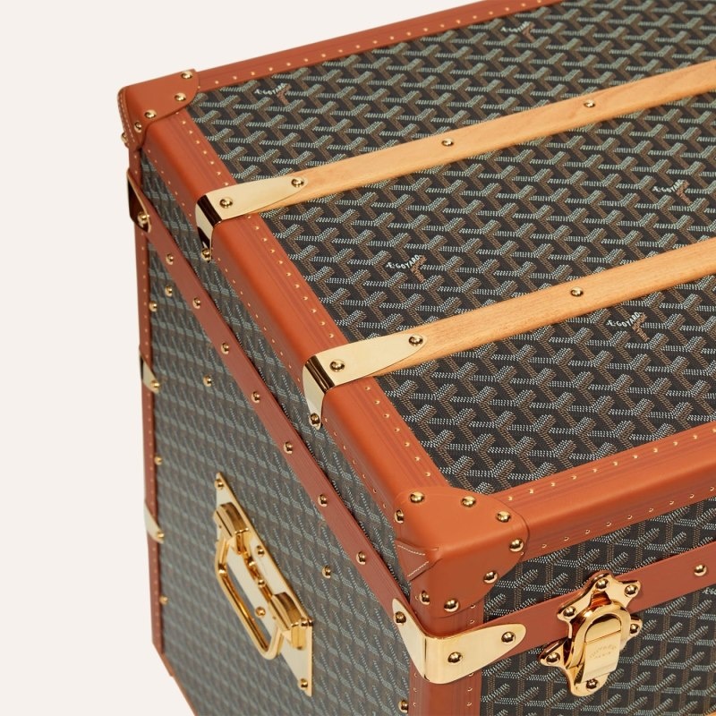 Goyard COURRIER TRUNK Svarte Brune | WXWF9180