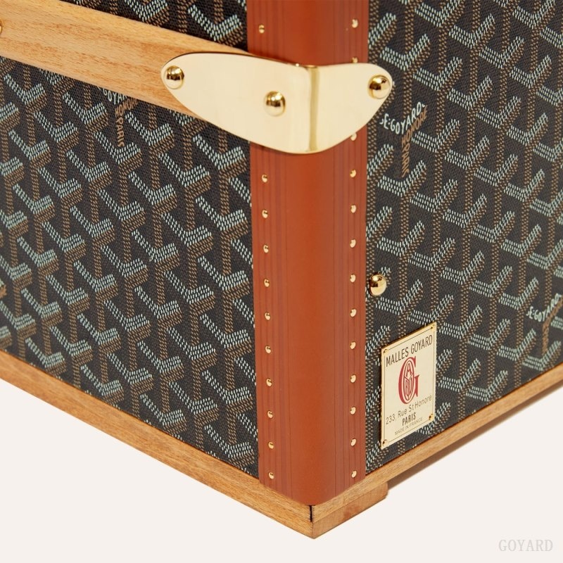 Goyard COURRIER TRUNK Svarte Brune | WXWF9180