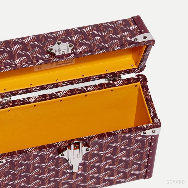 Goyard Cassette Trunk Bag Burgunder | REPC1807