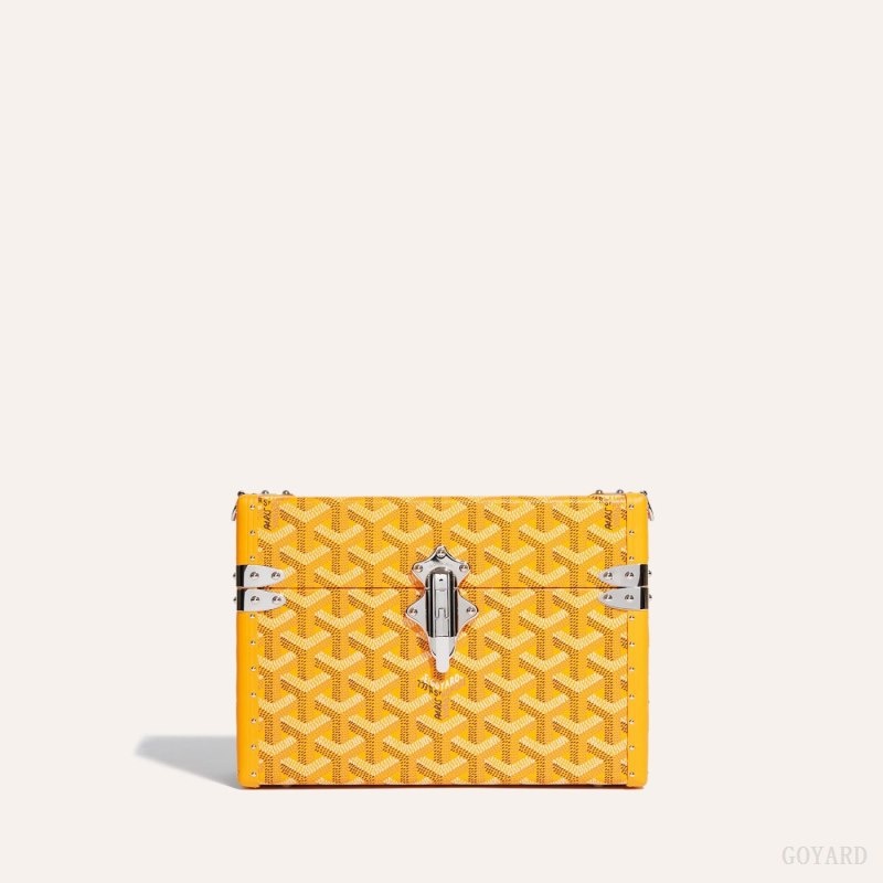 Goyard Cassette Trunk Bag Gul | YKXY7508