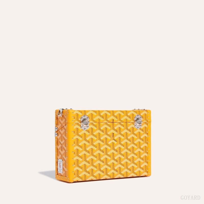 Goyard Cassette Trunk Bag Gul | YKXY7508