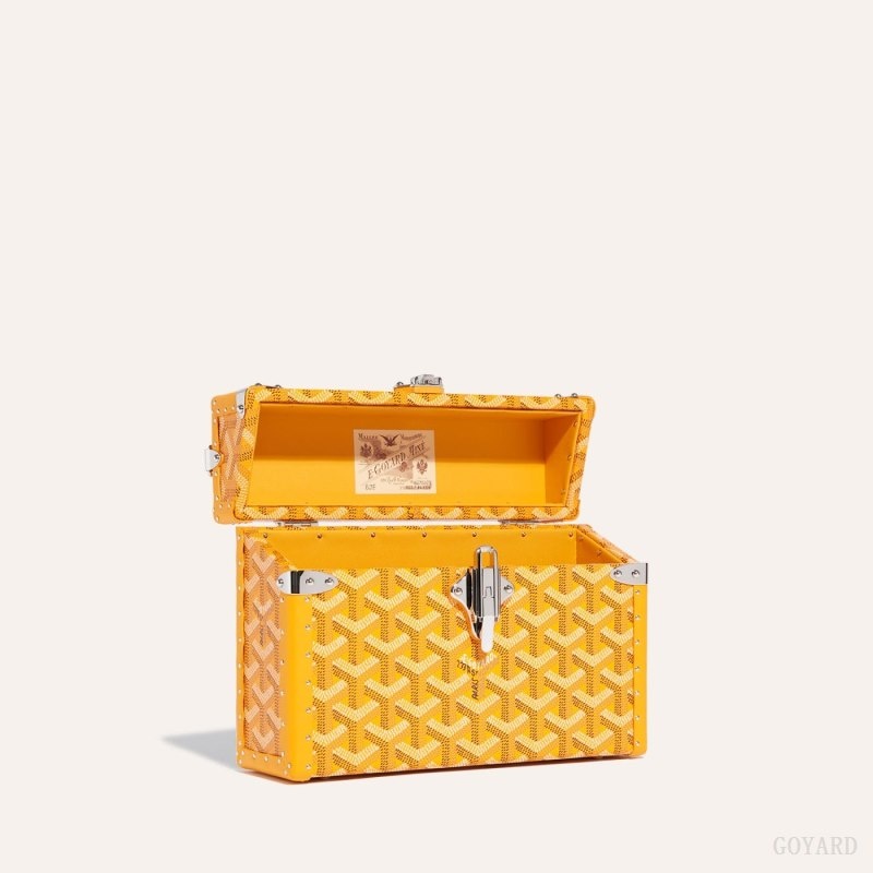 Goyard Cassette Trunk Bag Gul | YKXY7508